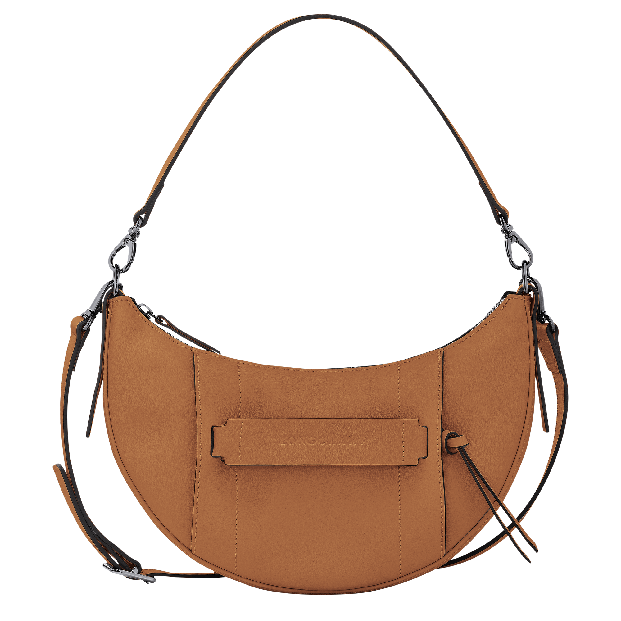✨美品✨ LONGCHAMP ロンシャン 3D Cabas 2way バッグ Longchamp 3D S クロスボディバッグ ナチュラル - レザー