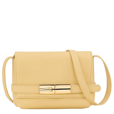 Sac bandouli&egrave;re S Le Smart , Cuir - Foin