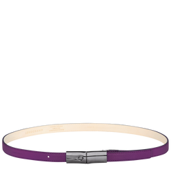 Le Roseau Essential Ladies' belt , Violet - Leather