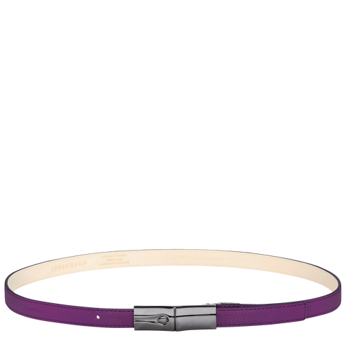 Roseau Essential Ladies' belt , Violet - Leather - View 1 of  2