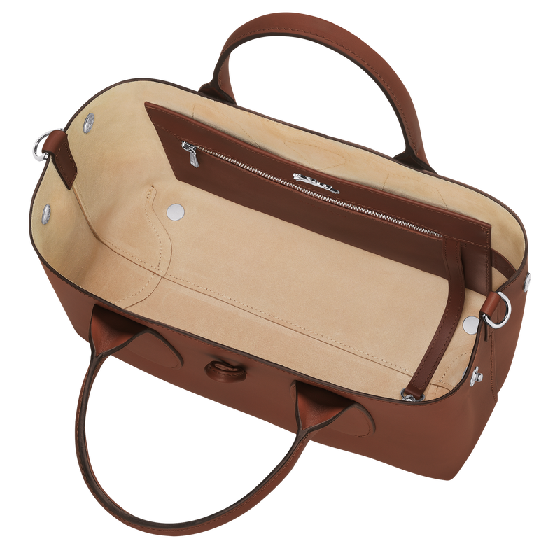 Roseau Handbag M, Ebony