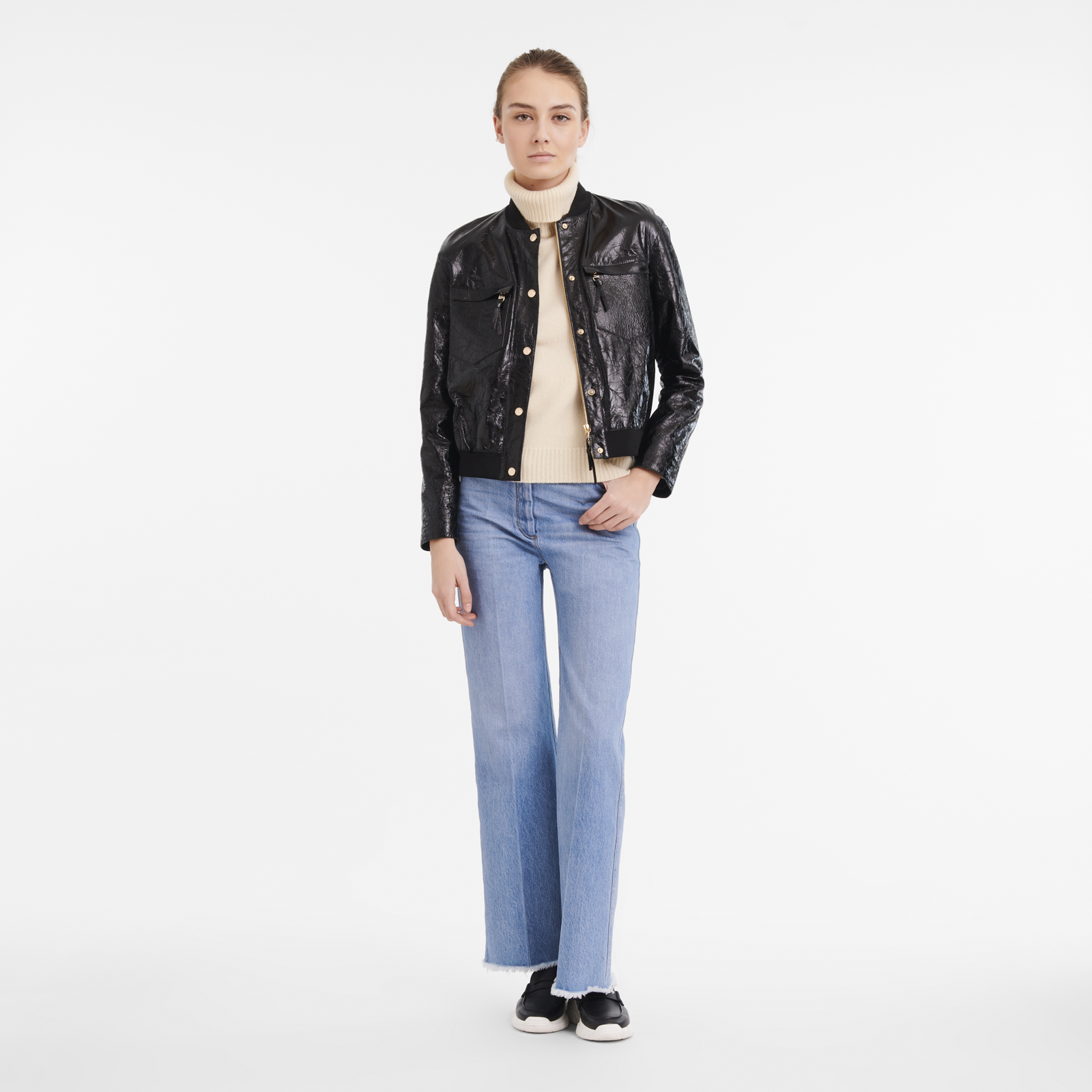 Studded jean jacket best sale mens