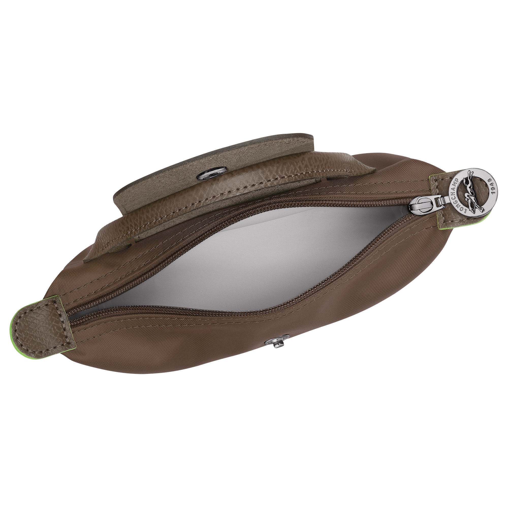 Pouch with handle, Terra - View 5 of
6 - zoom in Le Pliage Green Pouch with handle, Terra