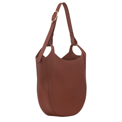 Le Foulonné Hobo bag L, Coffee