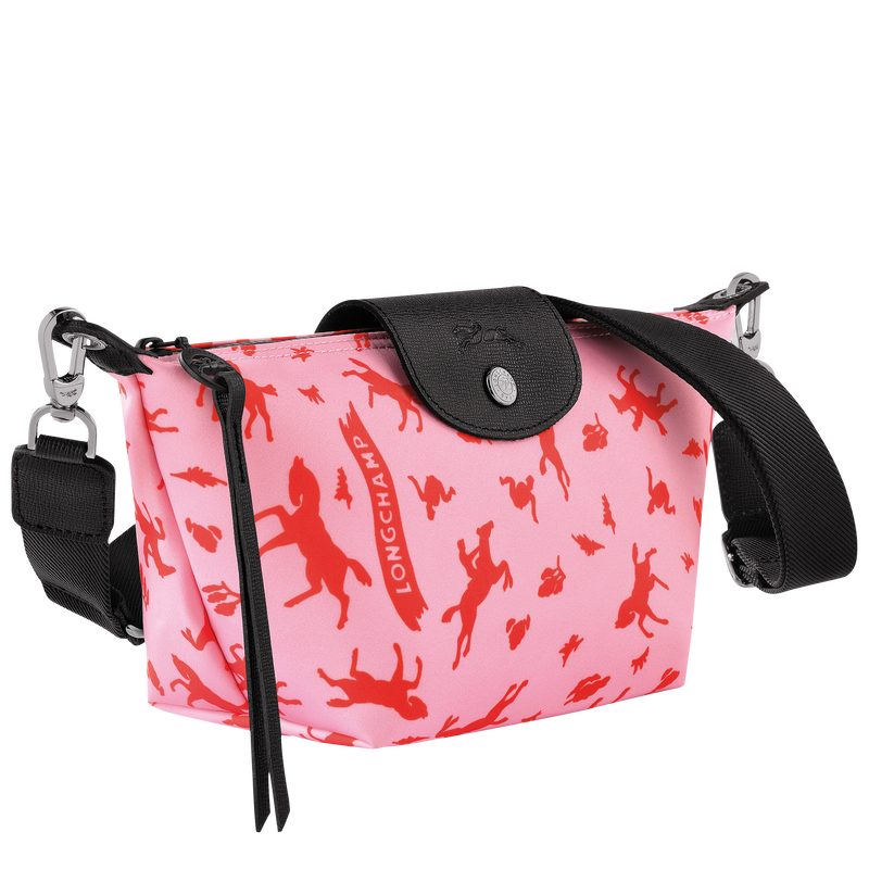 Le Pliage Collection XS Crossbody bag , Pink - Canvas  - View 3 of  3
