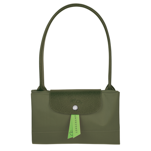 Le Pliage Green L Tote bag , Forest - Recycled canvas - View 4 of 4