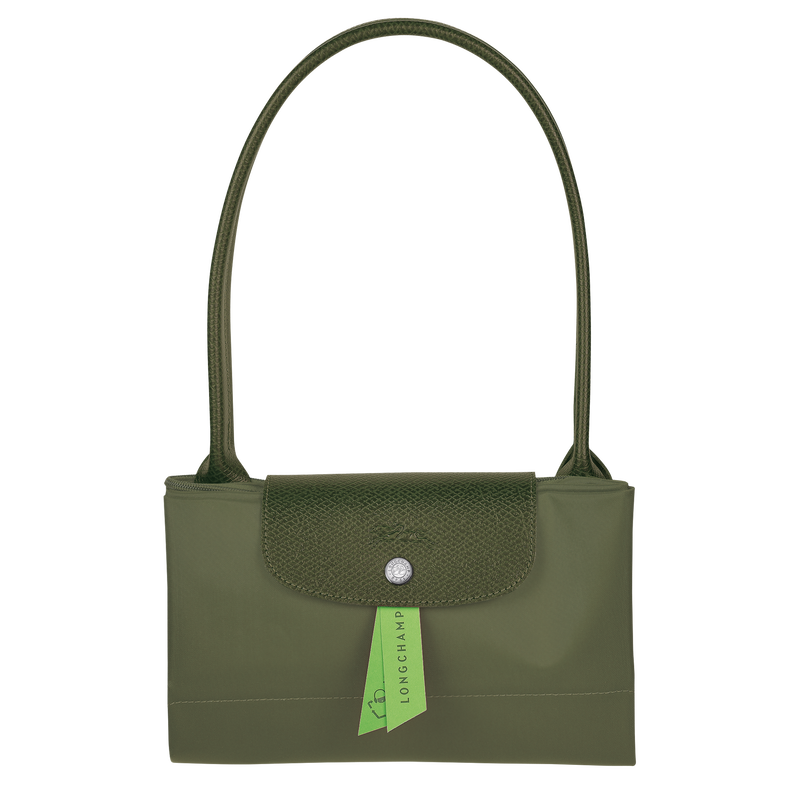 Longchamp Le Pliage Green Recycled Canvas Large Shoulder Tote