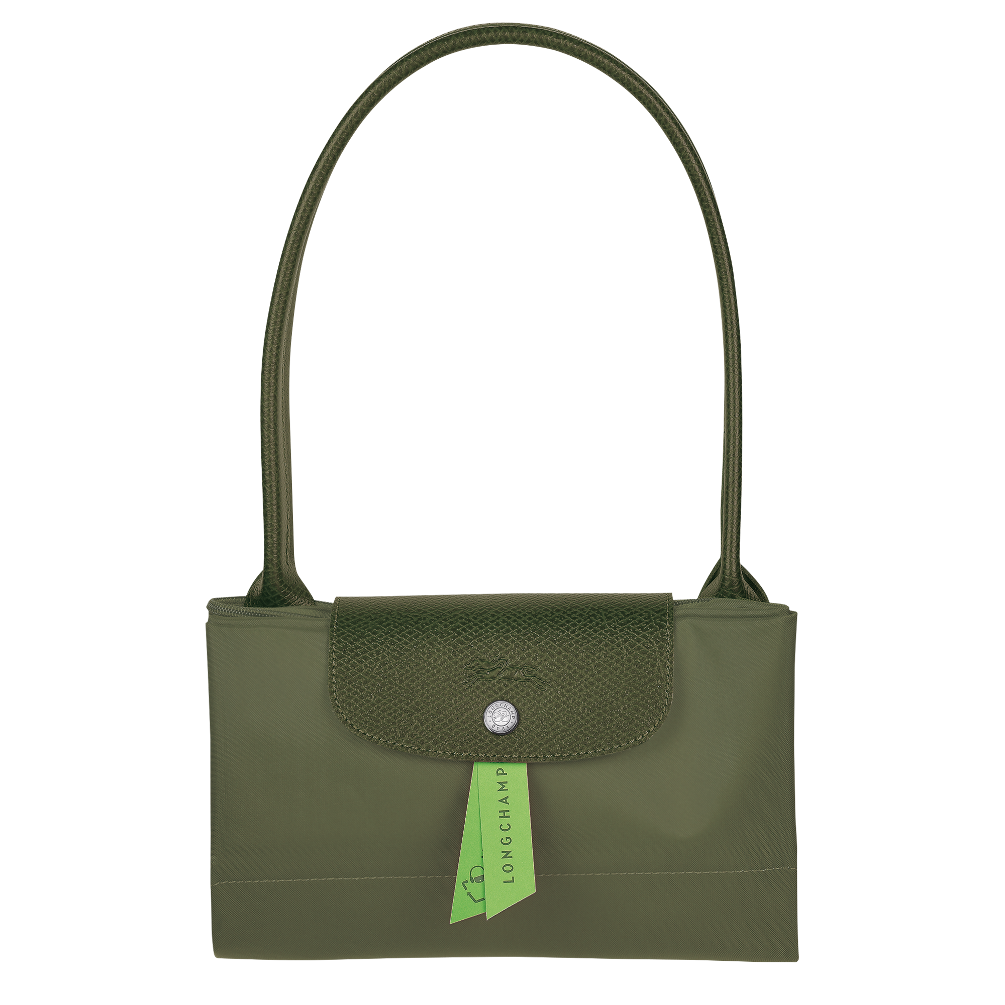 Le Pliage Green Schoudertas L, Groen