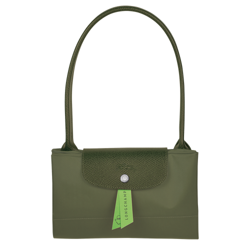 Le Pliage Green L Tote bag , Forest - Recycled canvas - View 4 of 4