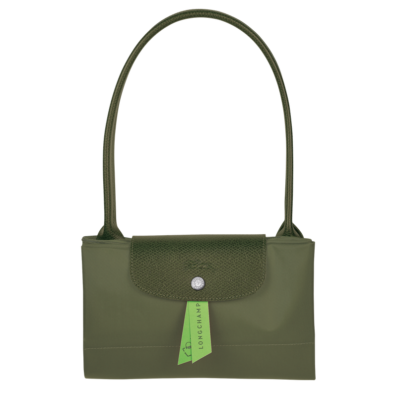 Le Pliage Green Bolso de hombro L , Lona reciclada - Bosque  - Vista 5 de 5