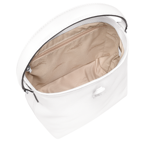 Roseau XS Bucket bag , White - Leather - View 5 of  5