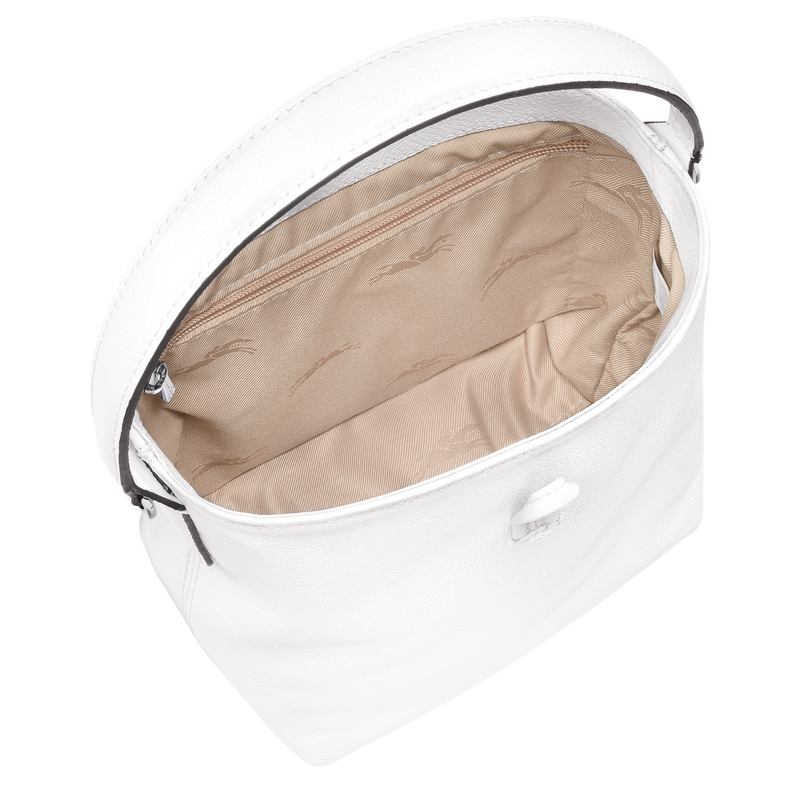 Roseau XS Bucket bag , White - Leather  - View 5 of  5
