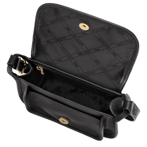 Le Foulonné S Crossbody bag , Black - Leather - View 5 of  5