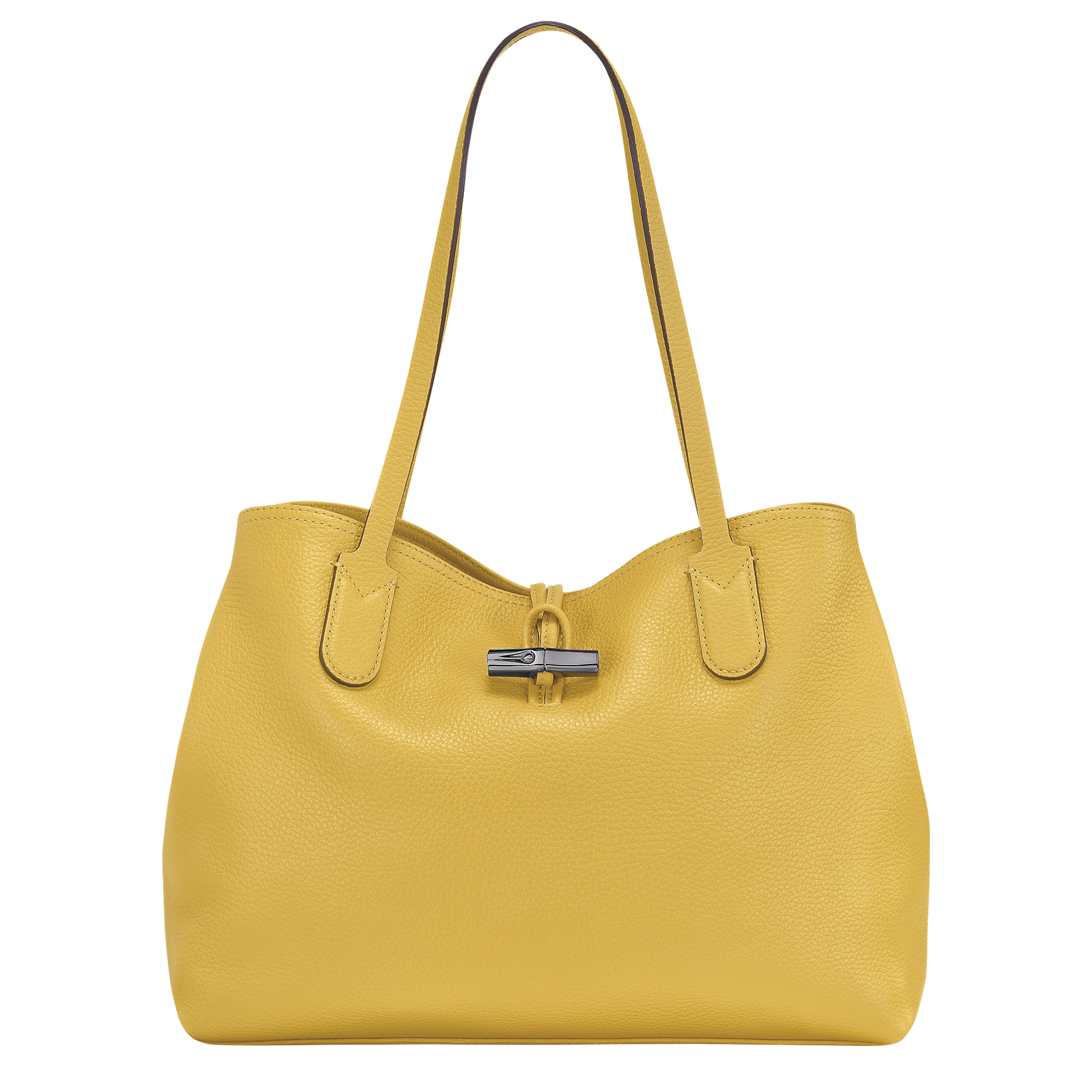 yellow longchamp bag