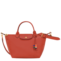 Le Pliage Xtra S Handbag , Sienna - Leather
