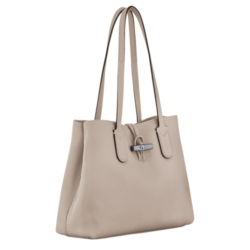 Le Roseau Essential M Tote bag , Clay - Leather - View 3 of 6