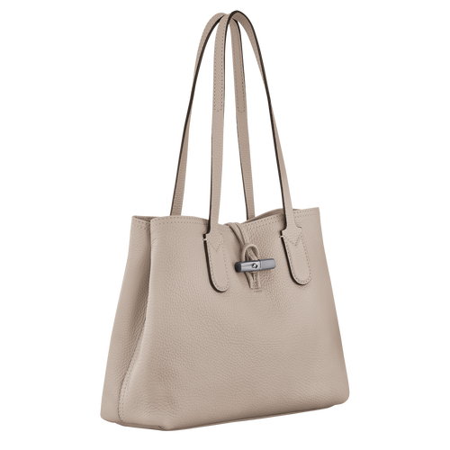 Le Roseau Essential M Tote bag , Clay - Leather - View 3 of  6