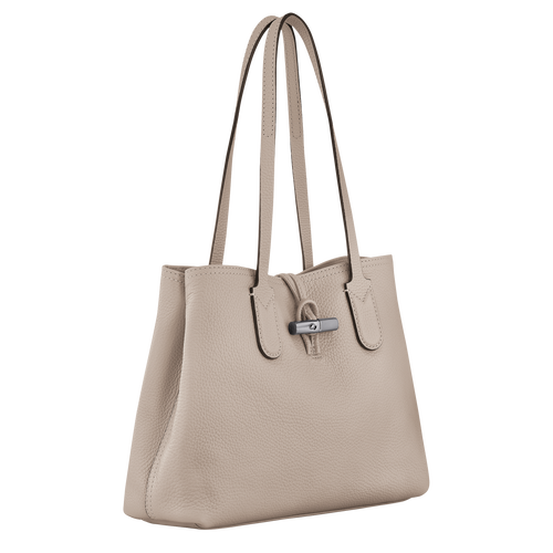 Roseau Essential M Tote bag , Clay - Leather - View 3 of 6