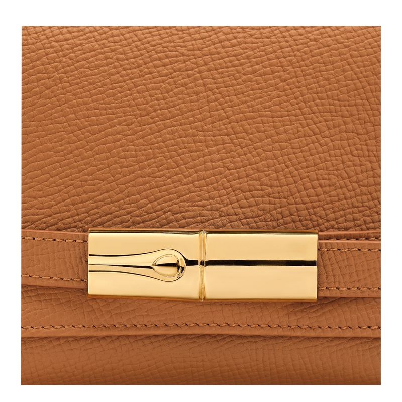 Sac bandouli&egrave;re S Le Smart , Cuir - Caramel  - Vue 6 de 7