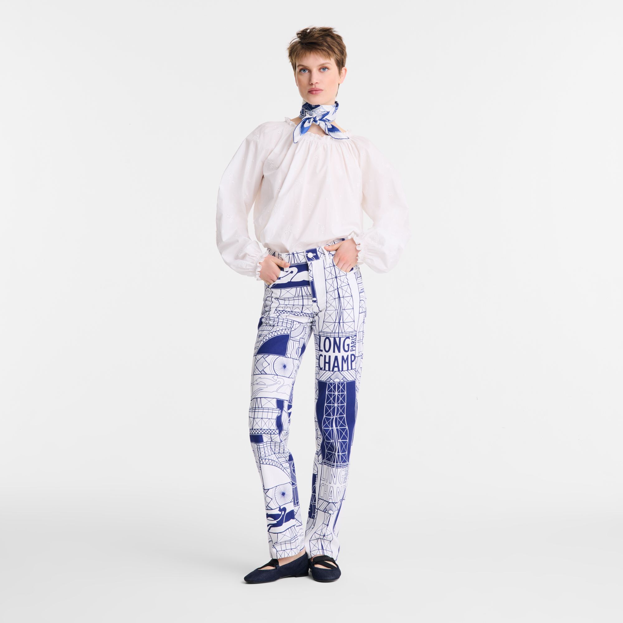 Trousers, Navy - View 2 of
6 - zoom in null Trousers, Navy