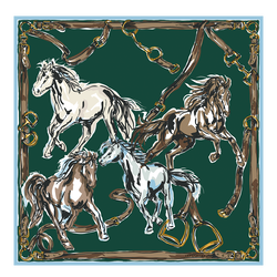 Silk scarf 90
