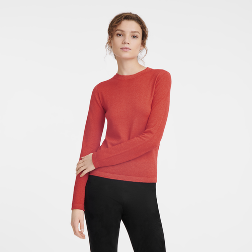 Sweater , Aardbei - Tricotkleding - Weergave 2 van  2