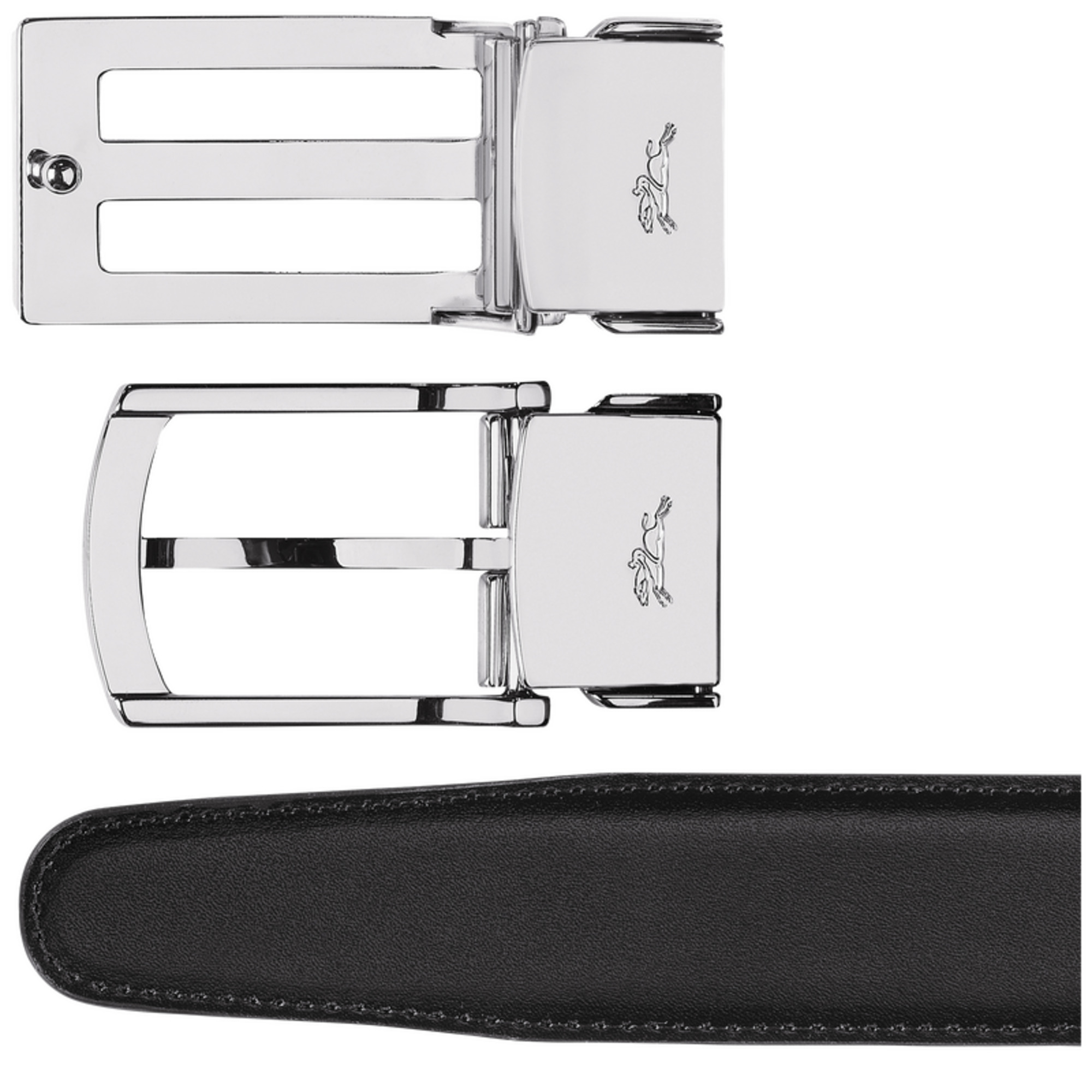 Delta Box Cinto para homem, Preto/Azul-marinho