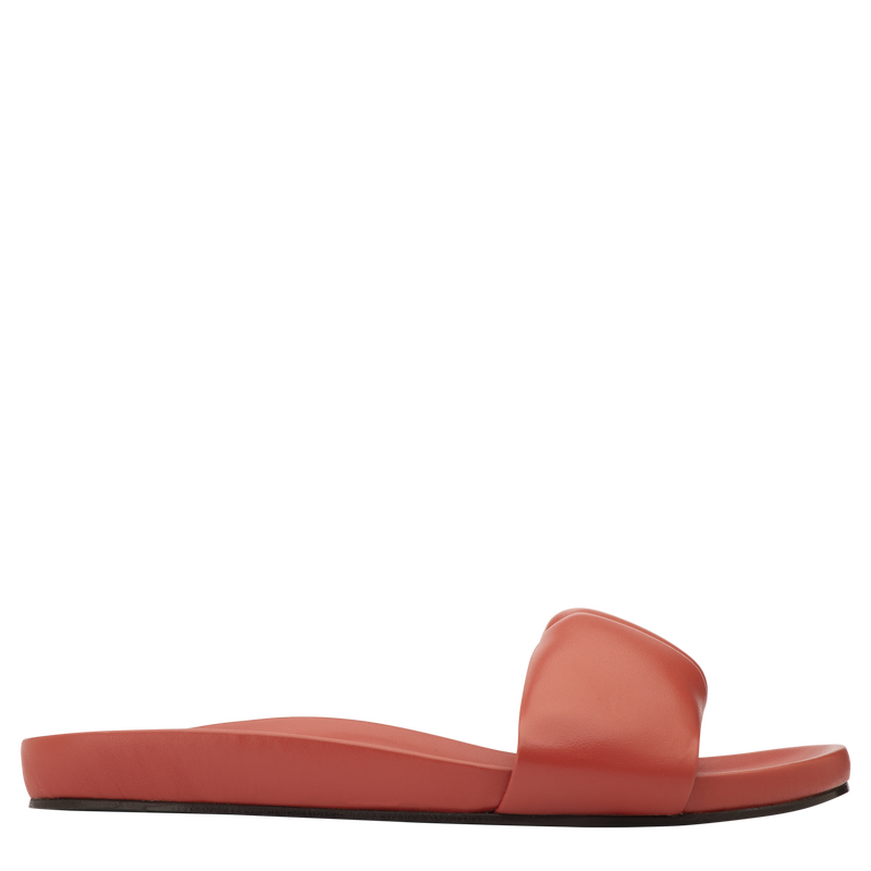 Roseau Mules , Coral - Leather  - View 1 of 3