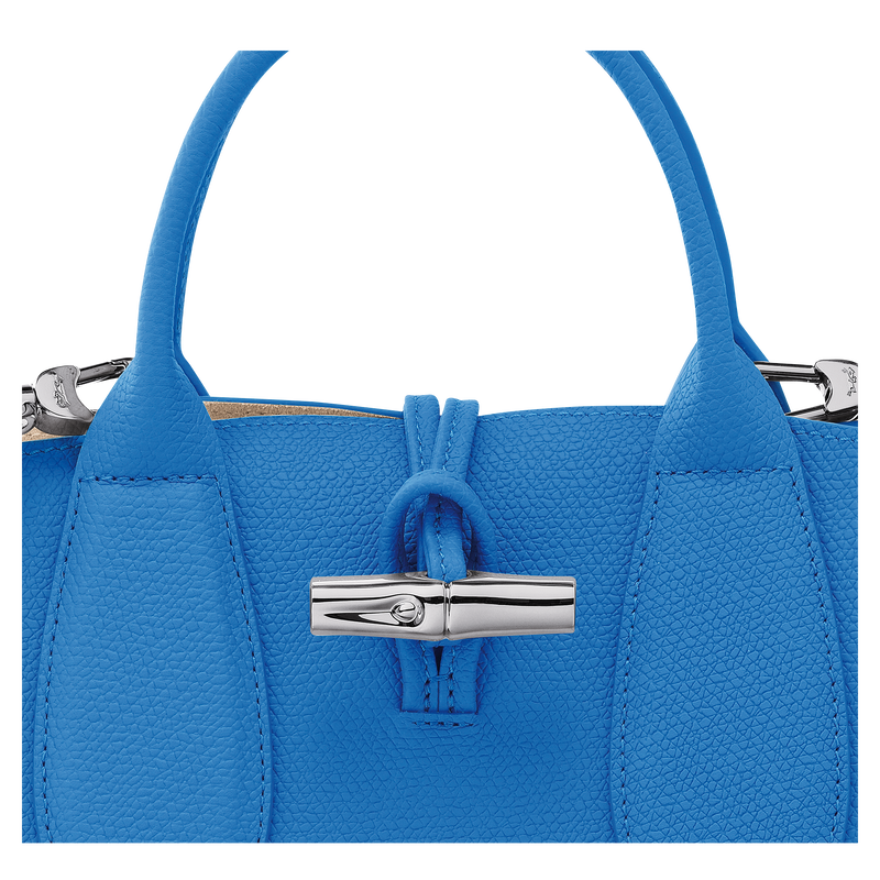 Roseau S Handbag , Cobalt - Leather  - View 3 of 3