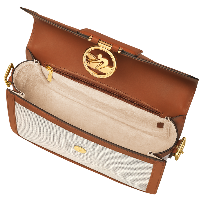 Box-Trot Crossbody bag M, Cognac