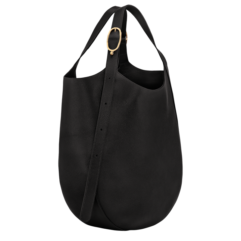 Le Foulonn&eacute; XL Tote bag , Black - Leather  - View 3 of  6