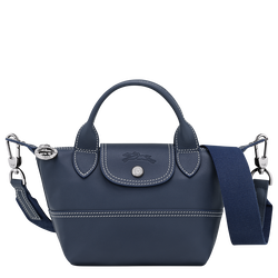 Le Pliage Xtra XS Handbag , Navy - Leather