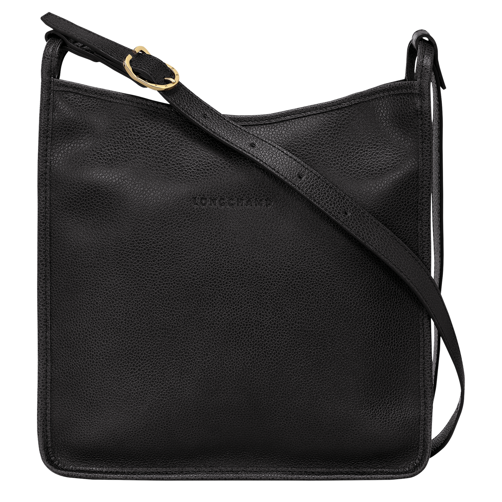 Le Foulonné Crossbody bag M, Black