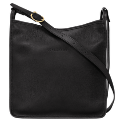 Le Foulonné M Crossbody bag , Black - Leather