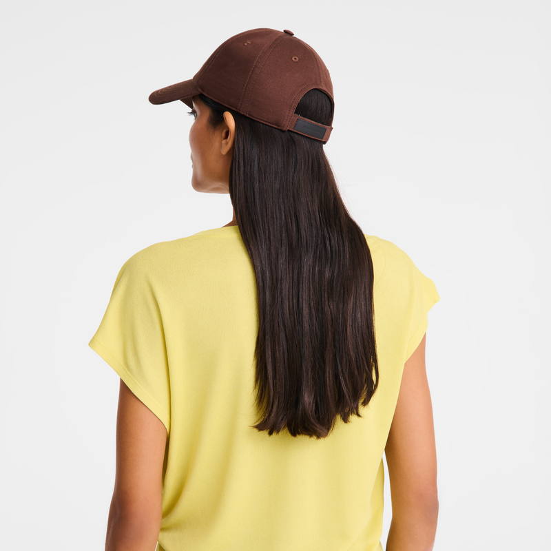 Hat , Mocha - Cotton  - View 4 of  4