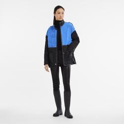 Parka , Cobalt - Leather