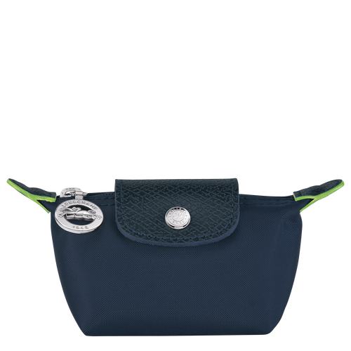 Le Pliage Green Coin purse Navy - Recycled canvas (30016919P68