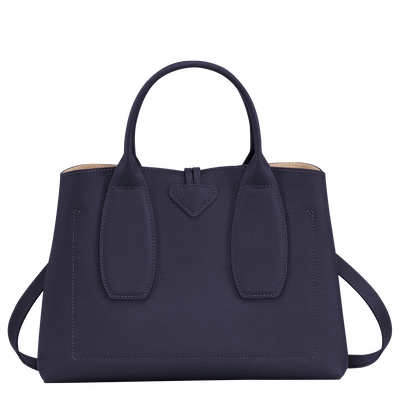 Le Roseau Handbag M, Bilberry