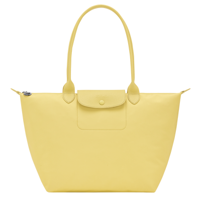 Le Pliage One L Tote bag , Lime - Canvas