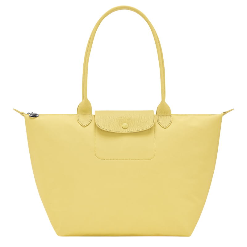 Le Pliage One L Tote bag , Lime - Canvas  - View 1 of  6
