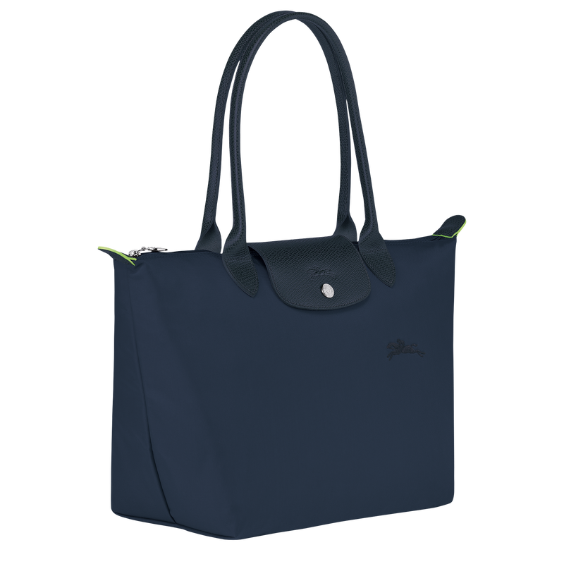 Le Pliage Green M Tote bag , Navy - Recycled canvas  - View 2 of 4