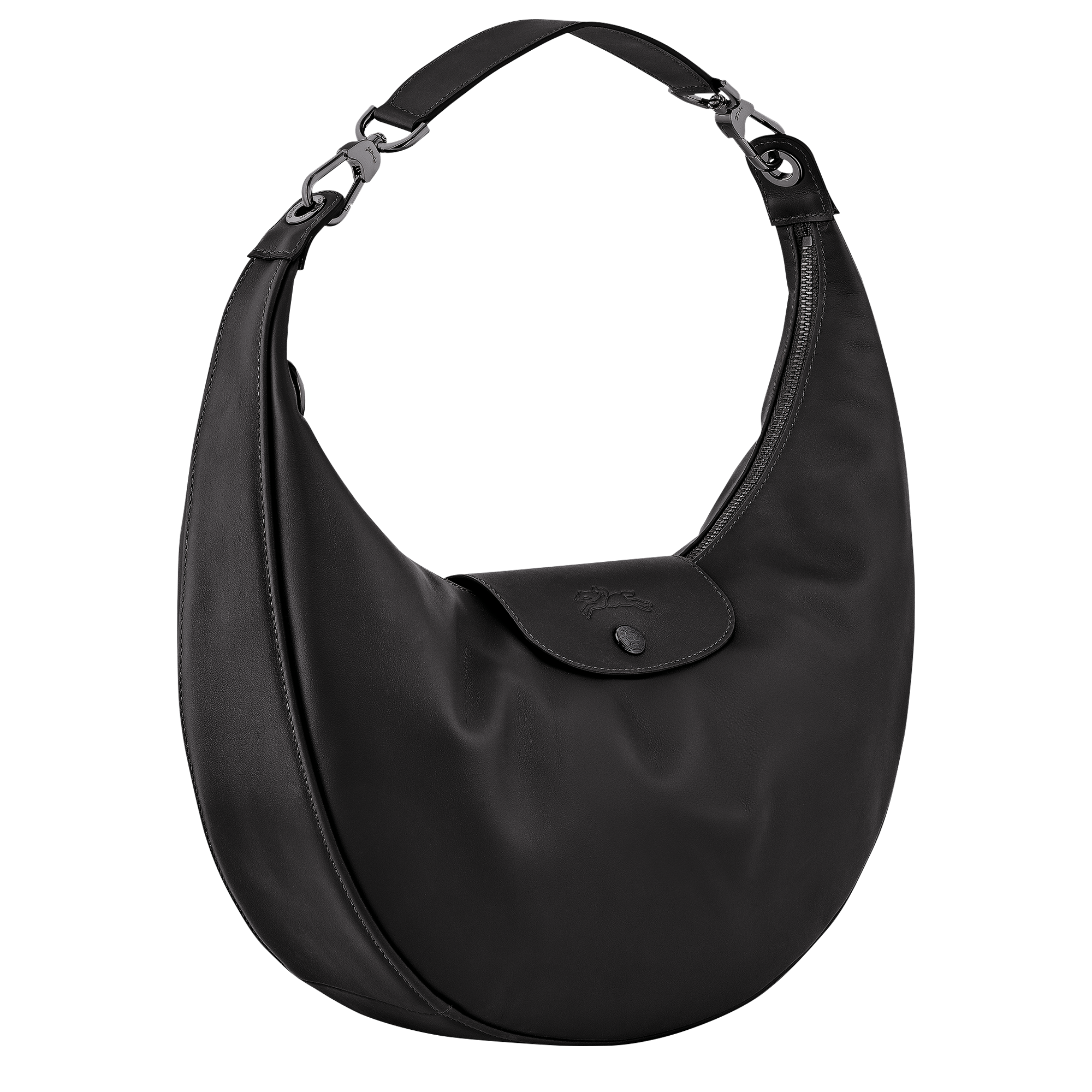 Le Pliage Xtra Schultertasche L, Schwarz