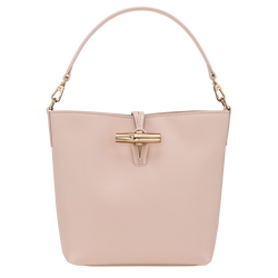 Le Roseau XS Bucket bag , Petal Pink - Leather