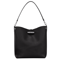 Le Roseau M Shoulder bag , Black - Leather
