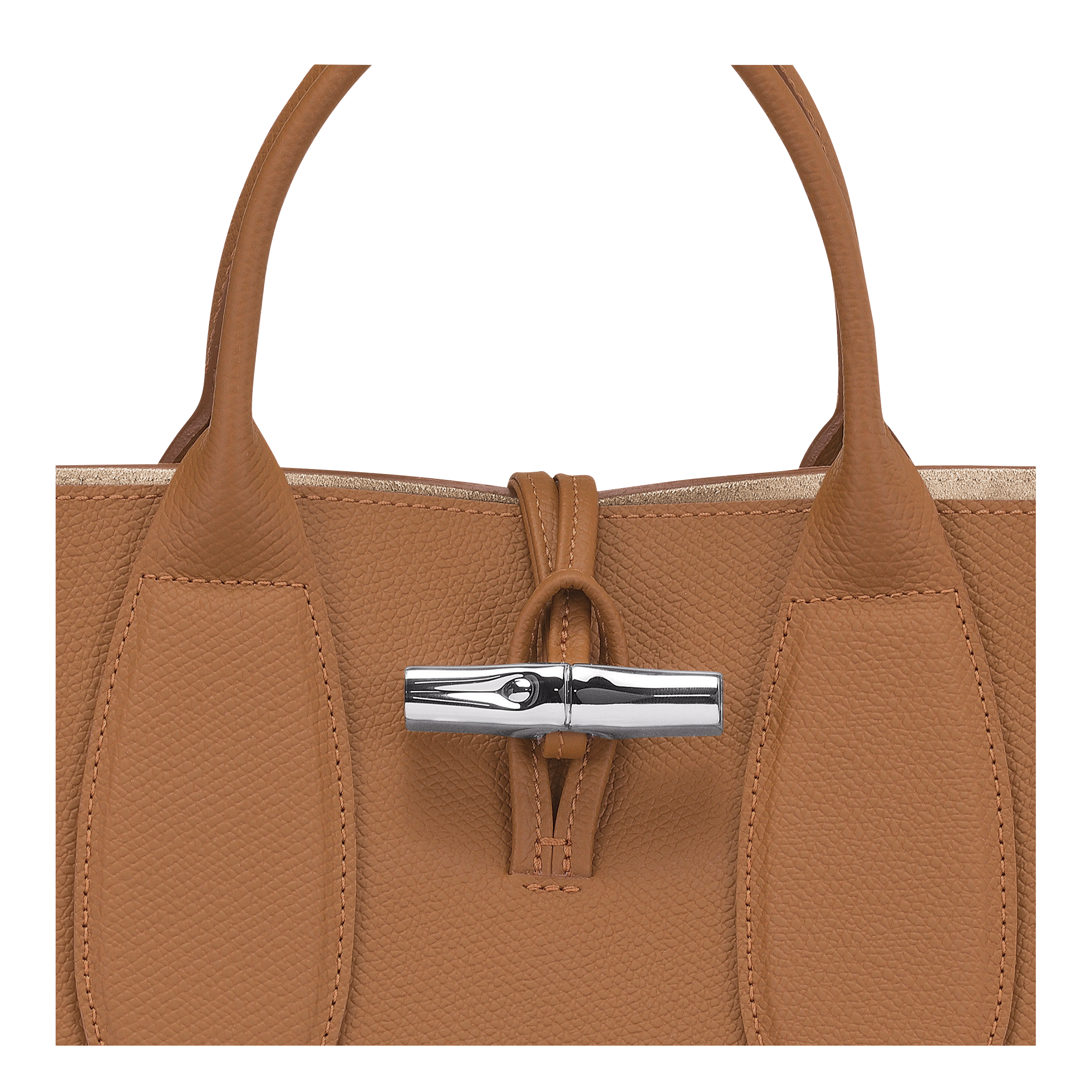 Le Roseau Handbag M, Natural