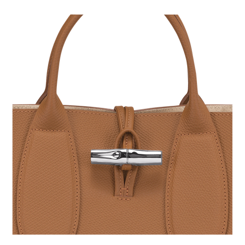 Roseau M Handbag Natural Leather Longchamp US