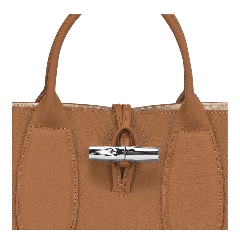 Le Roseau M Handbag , Natural - Leather  - View 7 of  7