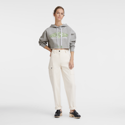 Hoodie , Grey - Knit