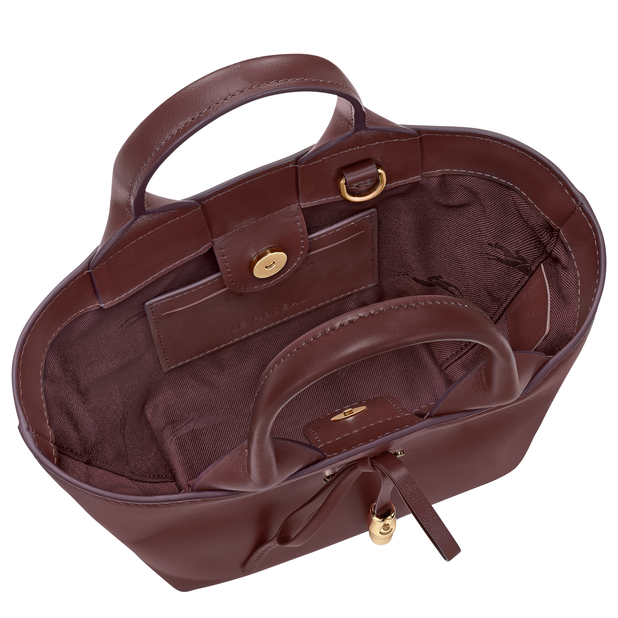 Le Roseau 手提包, 酒紅色