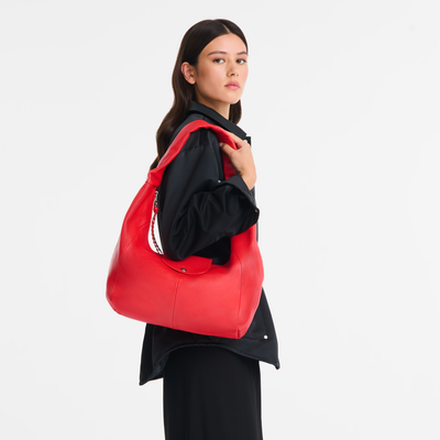 Hobo bag L, Red/Navy